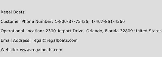 Regal Boats Phone Number Customer Service
