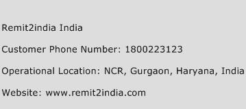 Remit2india India Phone Number Customer Service