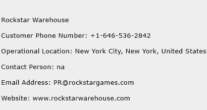 Rockstar Warehouse Phone Number Customer Service