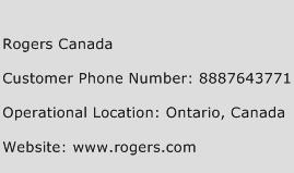 Rogers Canada Phone Number Customer Service