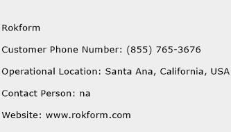 Rokform Phone Number Customer Service
