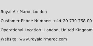 Royal Air Maroc London Phone Number Customer Service