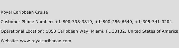 Royal Caribbean Cruise Phone Number Customer Service