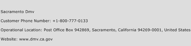 Sacramento Dmv Phone Number Customer Service