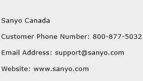 Sanyo Canada Phone Number Customer Service