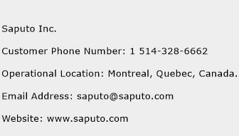 Saputo Inc. Phone Number Customer Service