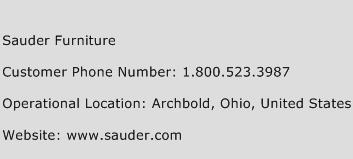 Sauder Furniture Phone Number Customer Service