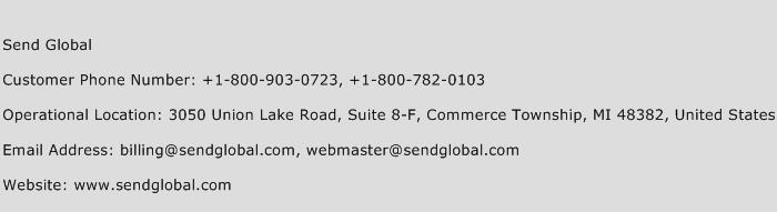 Send Global Phone Number Customer Service