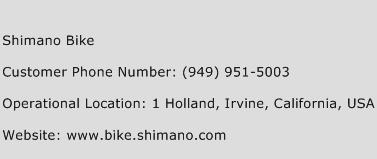 Shimano Bike Phone Number Customer Service