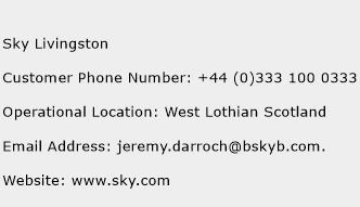 Sky Livingston Phone Number Customer Service