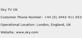 Sky TV UK Phone Number Customer Service