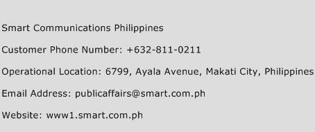 Smart Communications Philippines Phone Number Customer Service