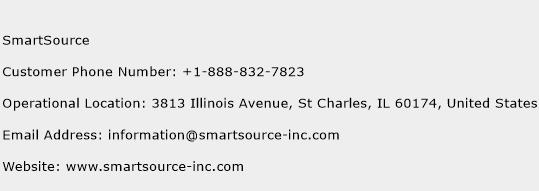 SmartSource Phone Number Customer Service