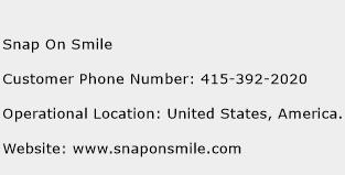 Snap On Smile Phone Number Customer Service