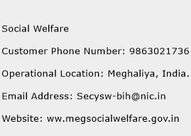 Social Welfare Phone Number Customer Service