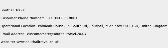Southall Travel Phone Number Customer Service