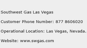 Southwest Gas Las Vegas Phone Number Customer Service