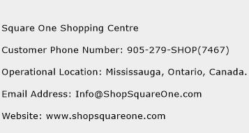 Square One Shopping Centre Phone Number Customer Service