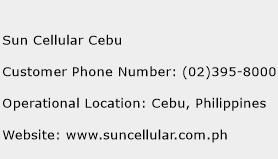 Sun Cellular Cebu Phone Number Customer Service