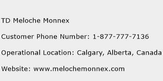 TD Meloche Monnex Phone Number Customer Service