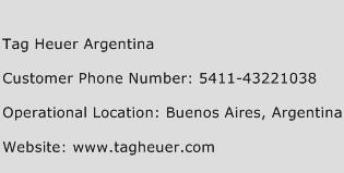 Tag Heuer Argentina Phone Number Customer Service