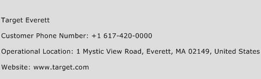 Target Everett Phone Number Customer Service