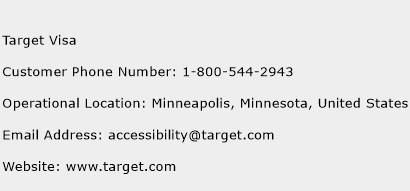 Target Visa Phone Number Customer Service