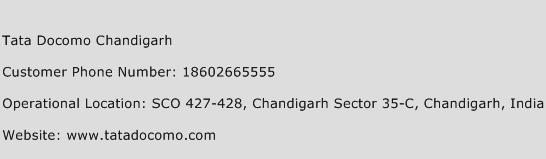Tata Docomo Chandigarh Phone Number Customer Service