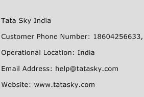 Tata Sky India Phone Number Customer Service