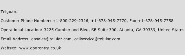Telguard Phone Number Customer Service