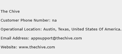 The Chive Phone Number Customer Service