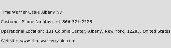 Time Warner Cable Albany Ny Phone Number Customer Service