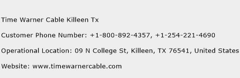 Time Warner Cable Killeen Tx Phone Number Customer Service