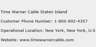 Time Warner Cable Staten Island Phone Number Customer Service