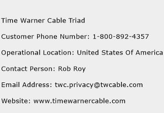 Time Warner Cable Triad Phone Number Customer Service