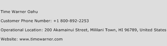 Time Warner Oahu Phone Number Customer Service