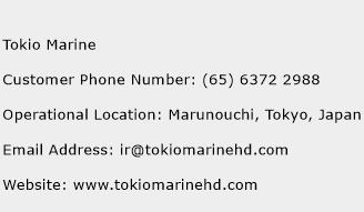 Tokio Marine Phone Number Customer Service
