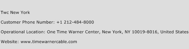 Twc New York Phone Number Customer Service