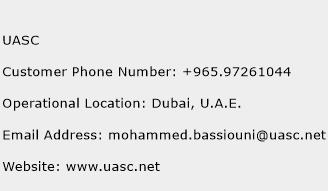 UASC Phone Number Customer Service