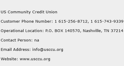 US Community Credit Union Phone Number Customer Service
