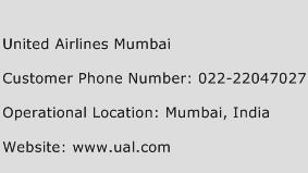 United Airlines Mumbai Phone Number Customer Service