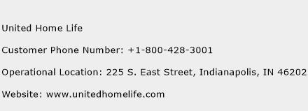 United Home Life Phone Number Customer Service