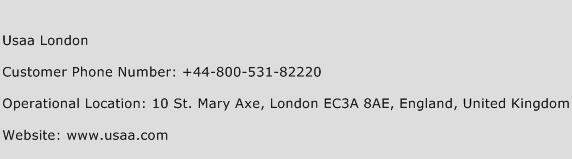 Usaa London Phone Number Customer Service