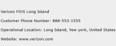 Verizon FiOS Long Island Phone Number Customer Service