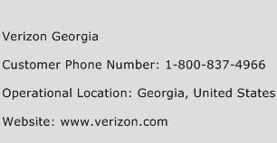 Verizon Georgia Phone Number Customer Service