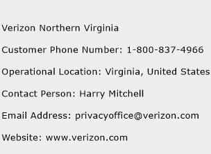 Verizon Northern Virginia Phone Number Customer Service