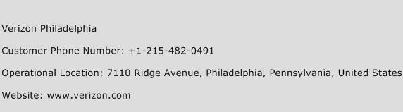 Verizon Philadelphia Phone Number Customer Service