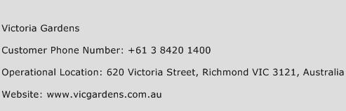Victoria Gardens Phone Number Customer Service