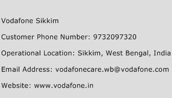 Vodafone Sikkim Phone Number Customer Service