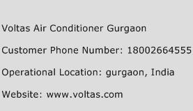 Voltas Air Conditioner Gurgaon Phone Number Customer Service